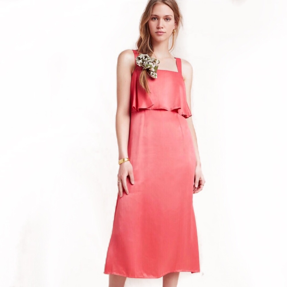 New Anthropologie Shelley Midi Dress Size M
